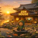 𝐙𝐄𝐍 𝐇𝐎𝐔𝐒𝐄 logo